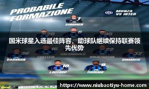国米球星入选最佳阵容，助球队继续保持联赛领先优势